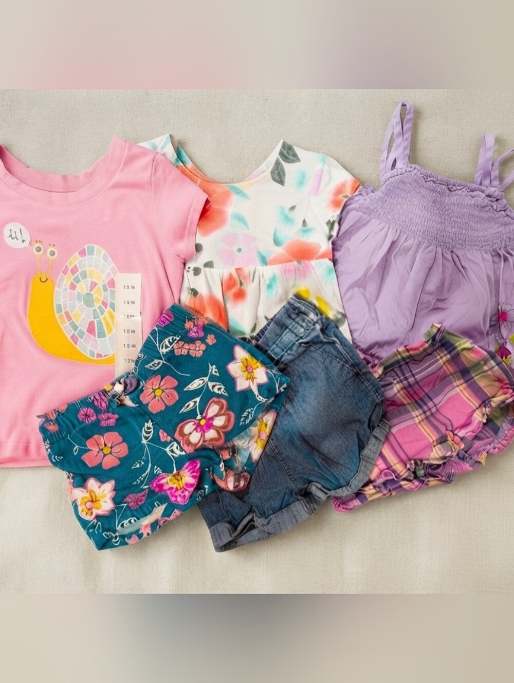 12M - 3 Summer Kids Tee Set